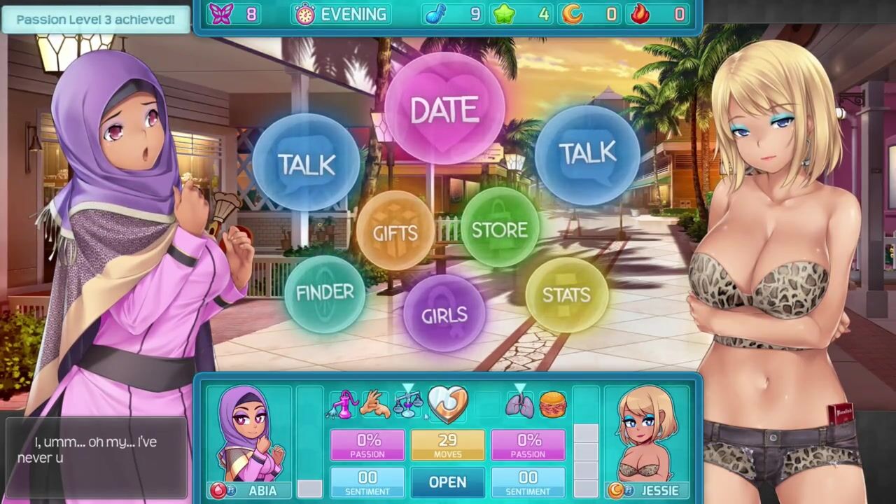 Sex with a Polynesian and a Weeb at the Pool - HuniePop