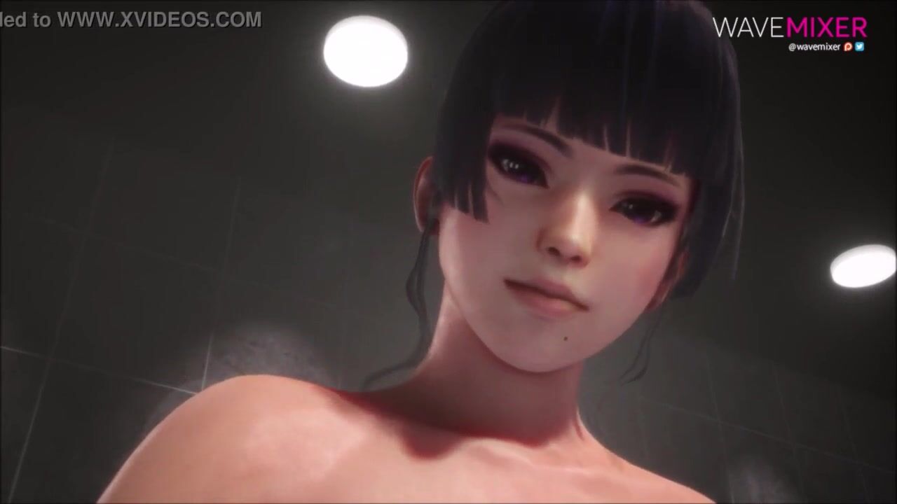 Nyotengu (DOA) Rubbing Her Cunt And Sucking Off A Penis - (WaveMixer)