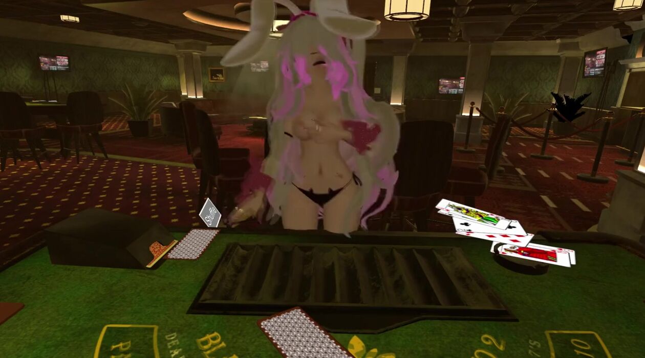 Bunny women Loses everything while Gambling VRchat ERP