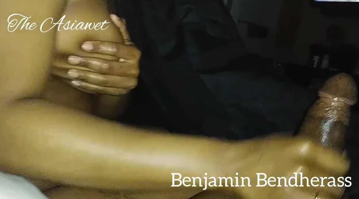 MORNING WOOD OILED big black dick STROKE - IG @THEASIAWET