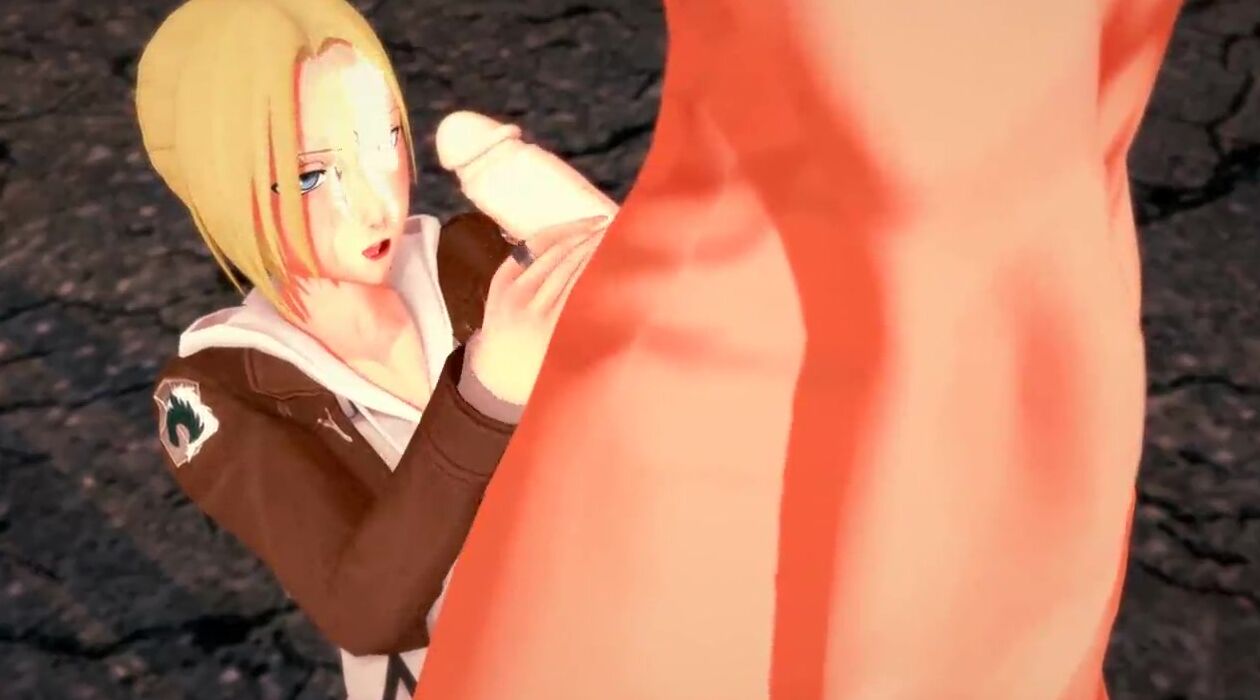 Attack on Titan - Annie Leonhart getting nailed by Titan - 3D