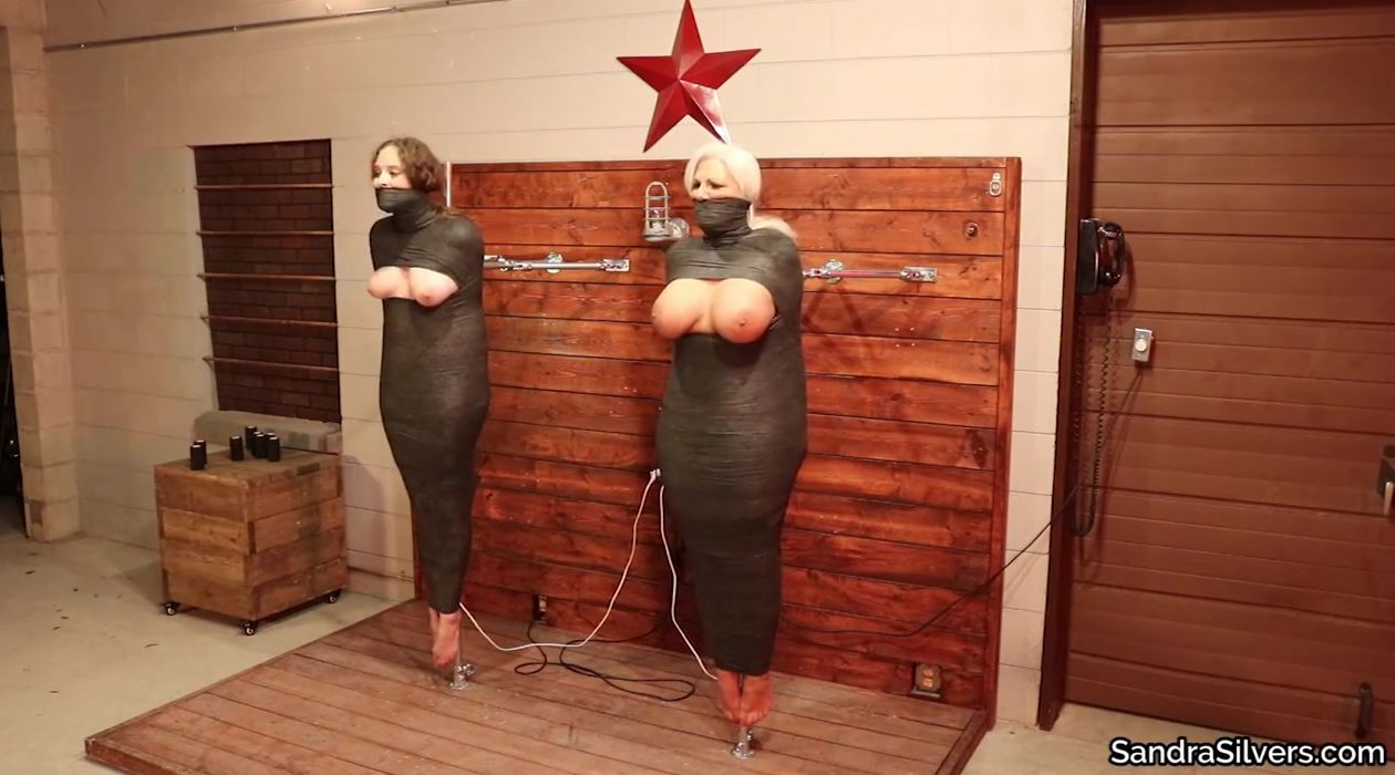 Big Tit Sandra and friend gagged and mummified by soviet unit