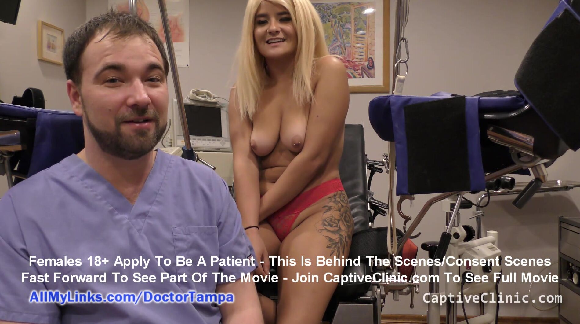 Alexandria Jane (Reina Ryder) Getting Interrogated by Doctor Tampa at the Remote