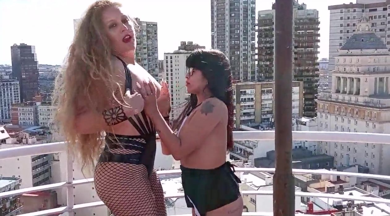 lesbians on the roof - friends of my ex-wife