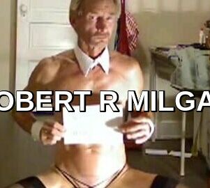 BOB MILGATE TOTALLY EXPOSED WEARING BLACK STOCKINGS  AND HIGH HEELS