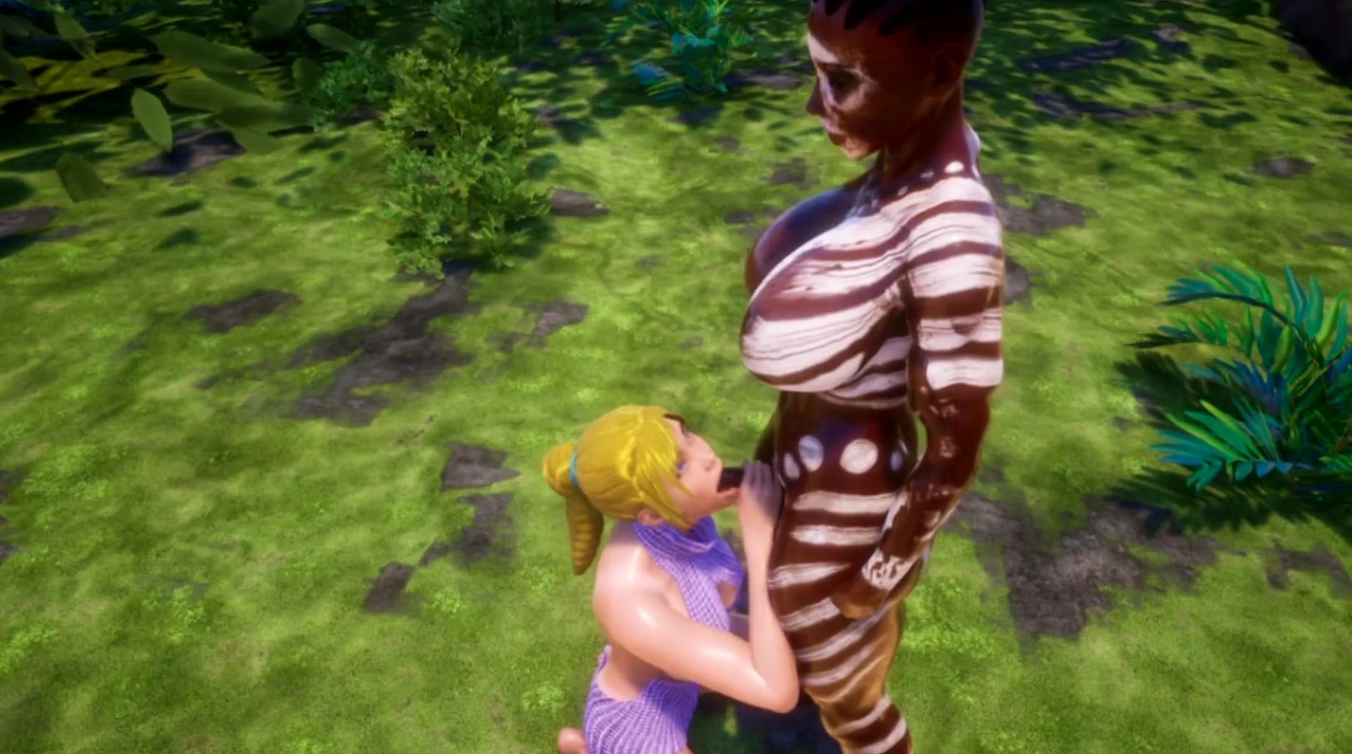 Futa Da Tribe Fucks the Butt of the Blonde Foreigner