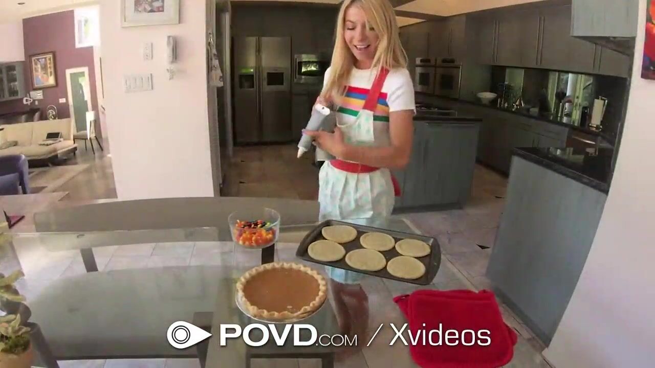 POVD Thanksgiving Cummed Party With Kenzie Reeves