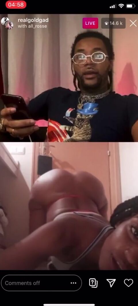 Thot Fist her Vagina Ig Live