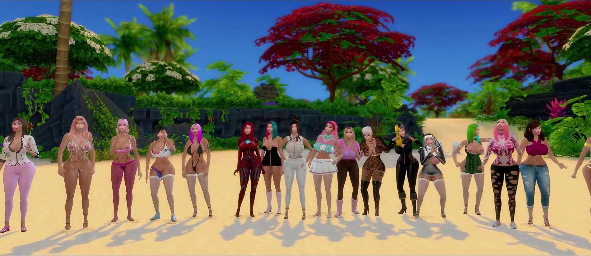 Simba | Sims four Scene Ft Nicki Minaj (Preview)