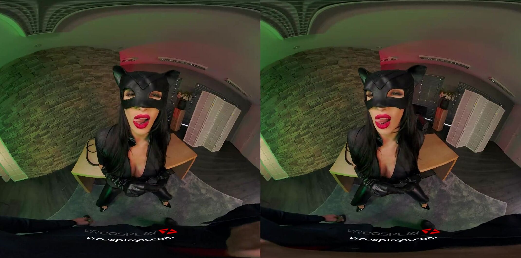 Big Boobed Cutie Clea Gaultier as CATWOMAN needs Lesson into Domination VR Porn