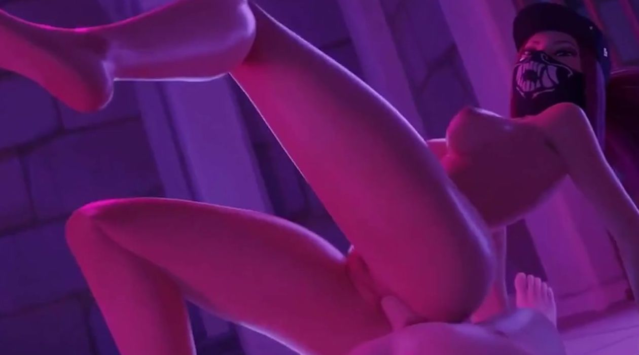 3D Anime: KDA Ahri Akali Group Sex Three-Way Uncensored