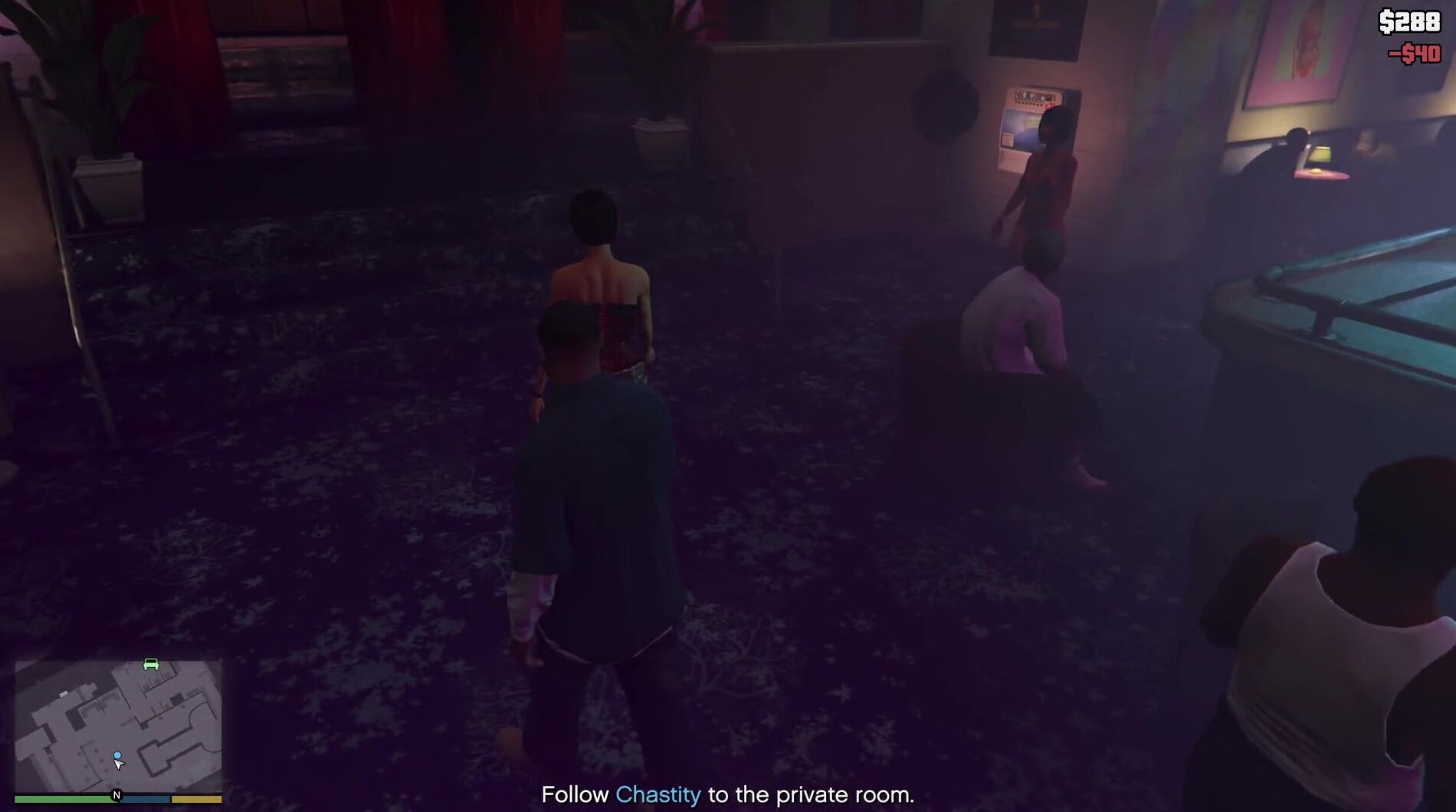 GTA five Dancer gets Lap Dance