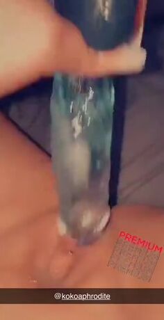 Creamy Sex Toy Fucking on my Snap Chat Rough