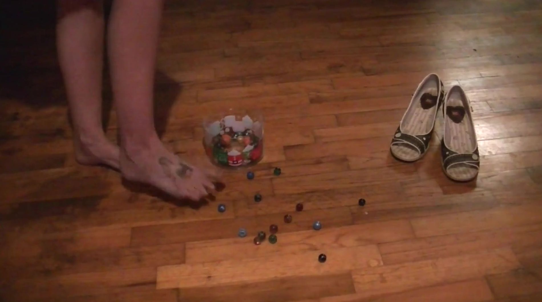 Picking up Marbles with my Foot