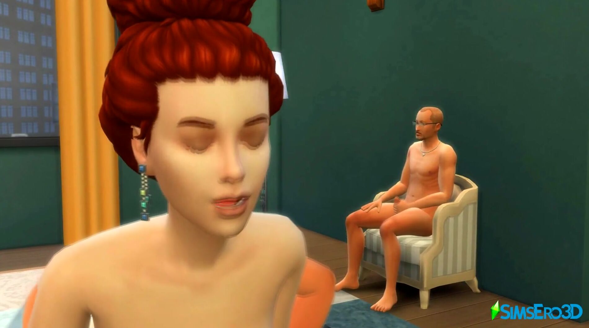 The Fiance was Boned inside Front of her Hubby (3D Anime / Sims four)