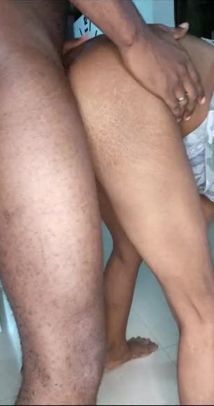 testing tiny twat with big black cock