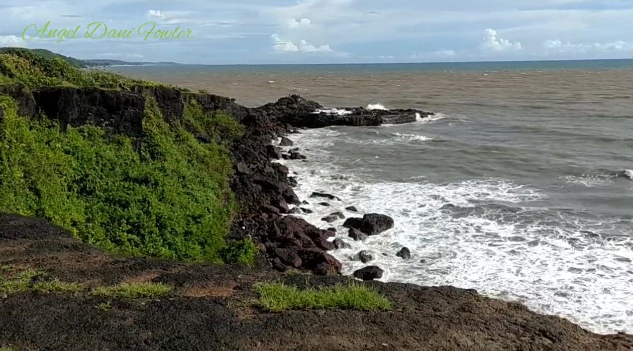 Walk & Talk with Angel Fowler near Ocean, Boobs Display inside Outdoors, Public