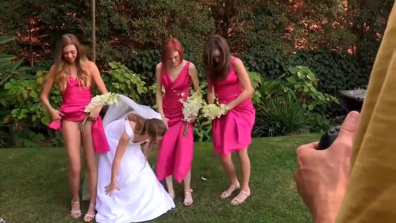 LP Wedding -- 1080p, flashing, outside, bride