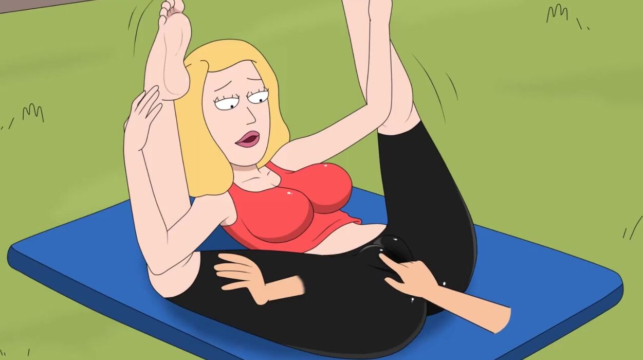 Rick and Morty - a way back Home - Sex Clip only - Part 37 Beth Yoga Masturbation by LoveSkySanX