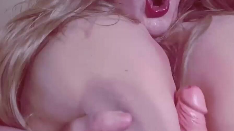 Close up Mouth much Cum from Squirtingtoy into Mouth Mmmm