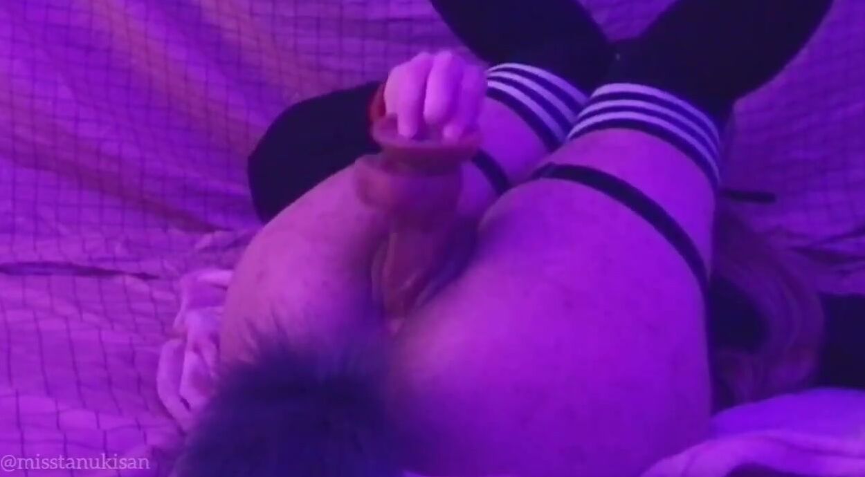 Gothic Soft Adorable Girl playing with Tail Ass Anal Plug first Time Finger Bang and Sex Toy Sex Orgasm