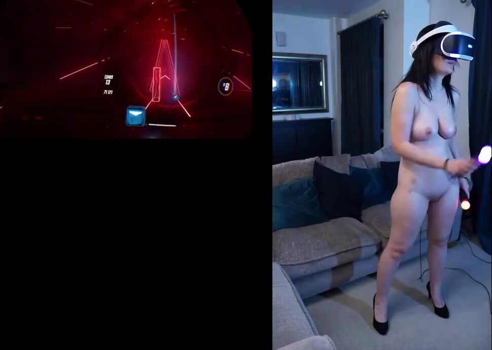 Naked VR Beat Saber Play #2