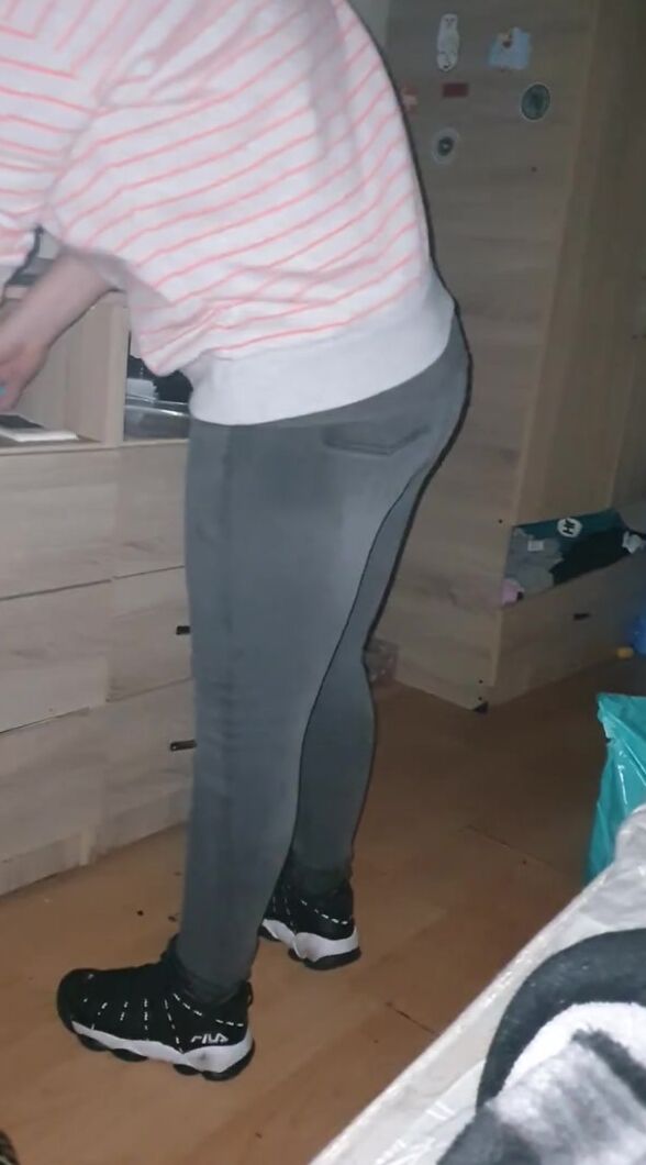 Step Milf has a Hole into Jeans gotten Banged by Step Son