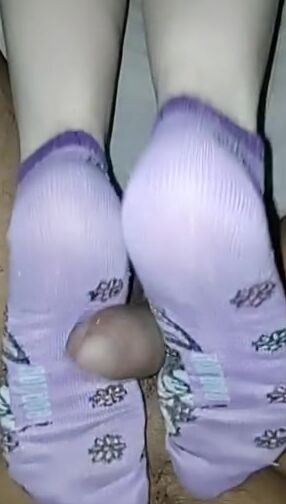 Bae Toes Foot Job by Socks