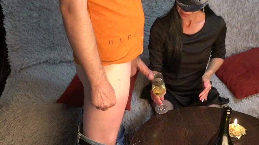 Piss champagne and my Master's sweet penis.