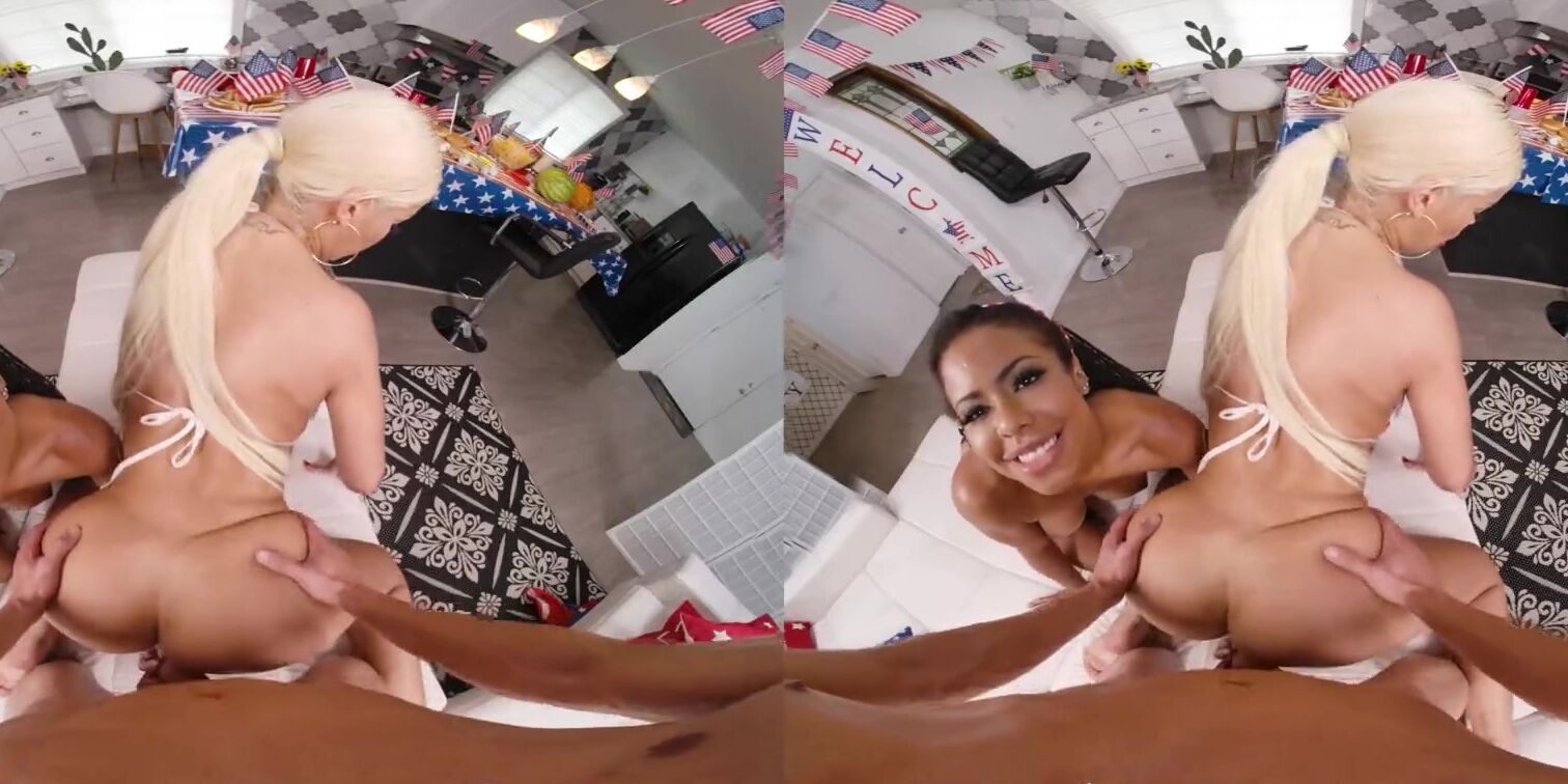 VR BANGERS 3 Way is her last wish VR Porn