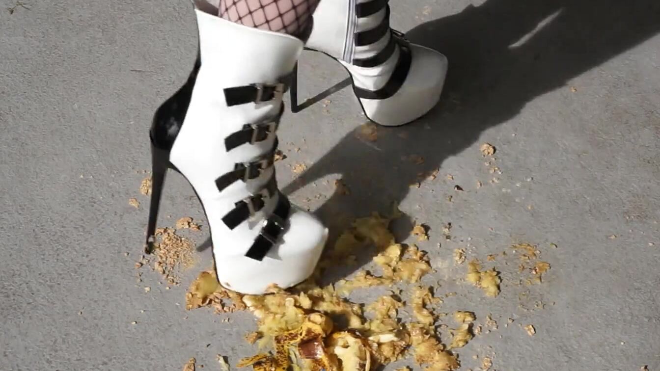 Crushing Food inside my High Heels