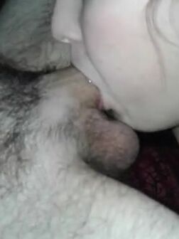 Deep Throat Fellatio cummed with Candy