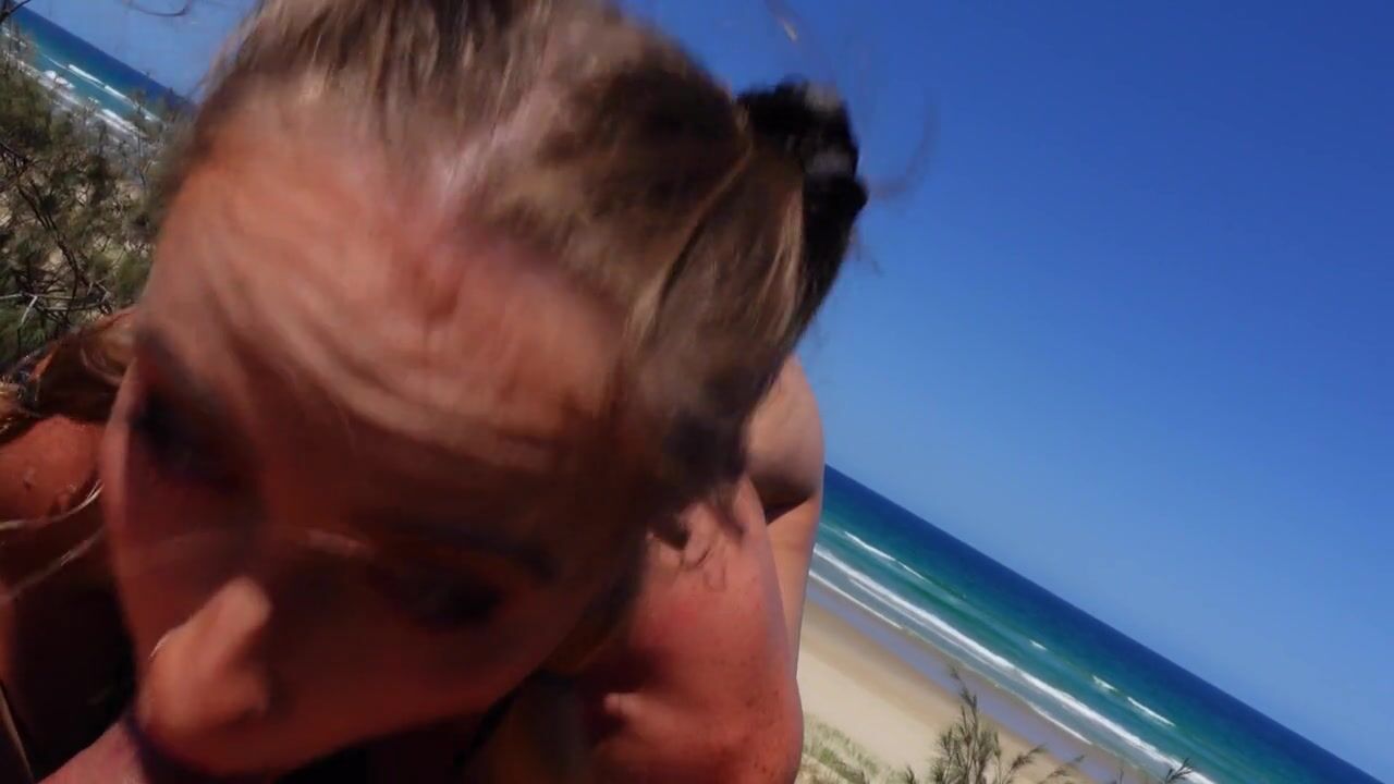 SecretCrush4K - Cum In Me On Outdoor Beach With FREUTOY