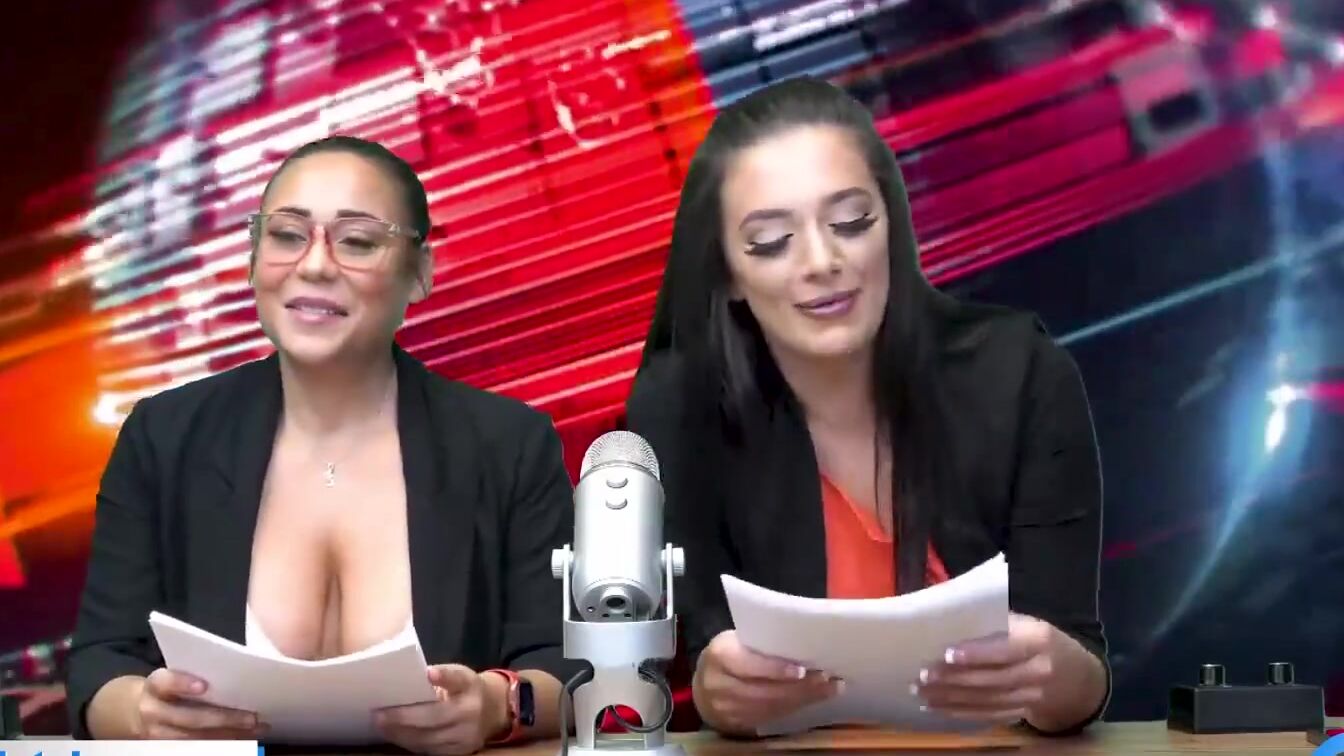 goddess Body News Anchors Masturbate on Air