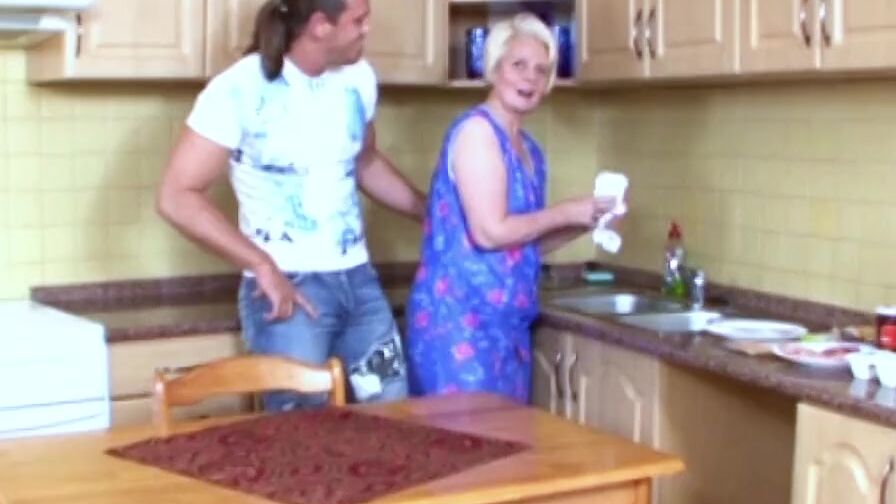 OLD LADY SEDUCE TO BANGED BY STEP GRAND SON INTO GERMAN