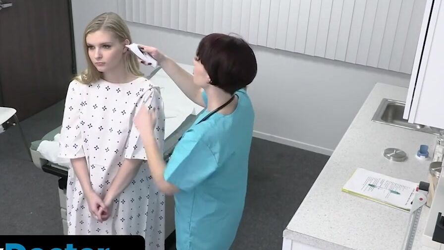 Adorable Cutie Harlow West Getting Unique Treatment from Perv Doctor and Nurse