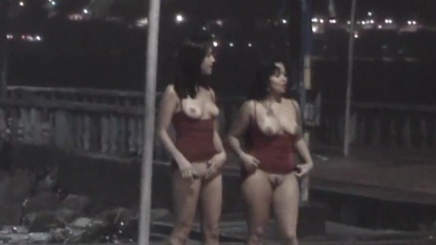 Abany Ferrari and Sandy Cortez Showing Off on the Streets of the