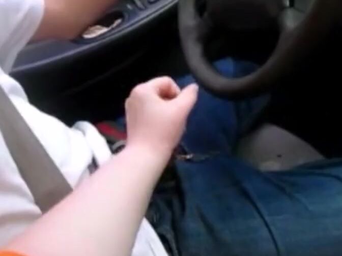 Made Him Cum Fast Hand Job While Driving