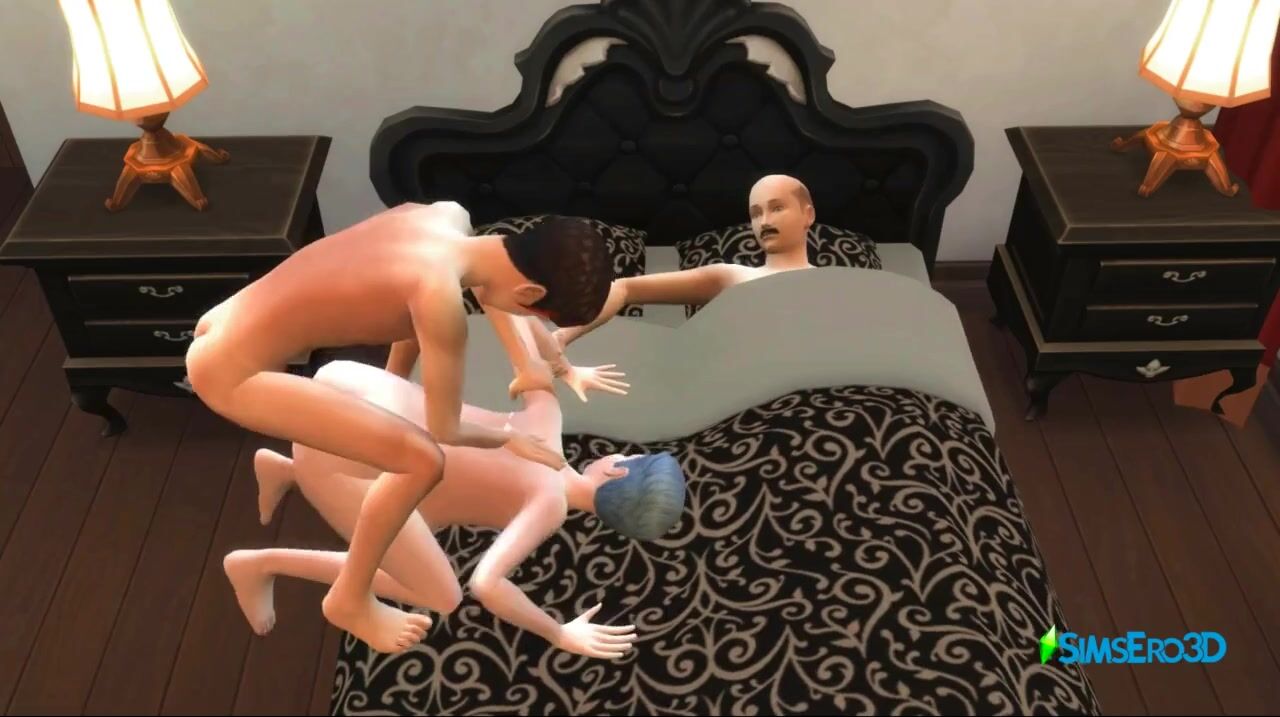 Sims four - Stepfather and Son Screwed Grandmother