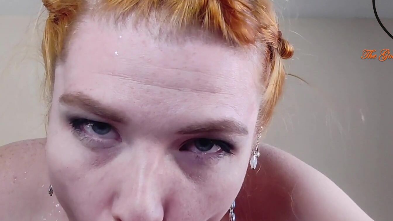 Bombshell Red Head Hoe Threatens to Suck you Dry with Irresistible Sloppy Throatjob - TheGoddessOfLust