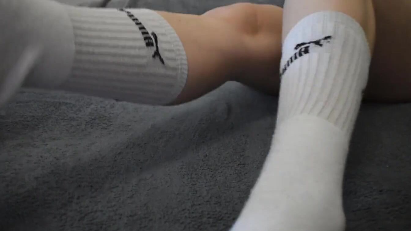 Bombshell Legs Inside Long Socks | HotBlondeFeet