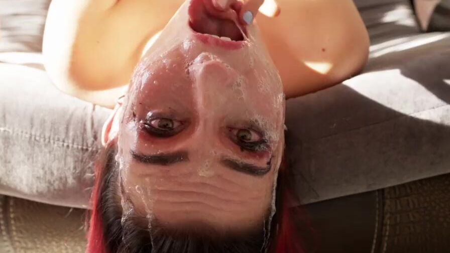 Sloppy Upside Down Throat Screwed | Nuts Deep Facefucking - Kiss Cat