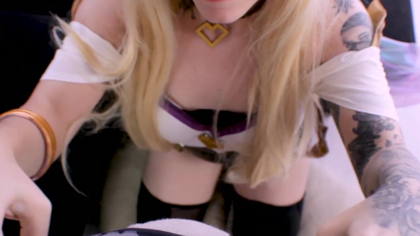 Ahri KDA Rough double penetration and head Swimming goggles