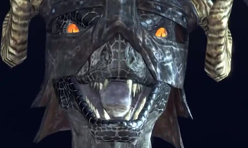 Argonian Futa vs Unusual Stone (with sound) Skyrim 3d animation animated hentai head cum inside mouth