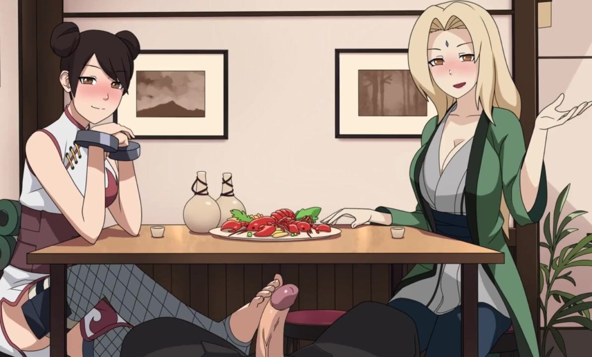 Naruto - Kunoichi Coach - Part 7 - TenTen and Tsunade Toejob by LoveSkySanX