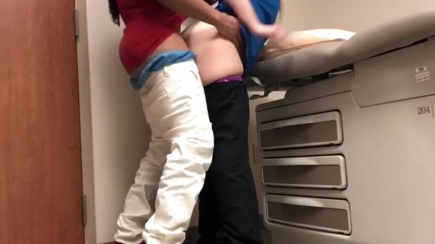 (Sneaky Work Sex) Gangster fucks Nurse inside Doctors Office on her lunch break