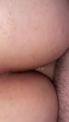 Tight Booty hole filled with cum