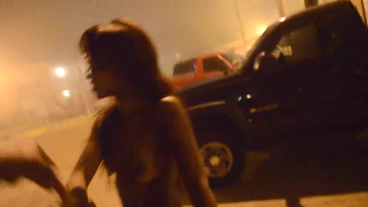 Foxy goes ass nude inside outdoor for anyone to watch