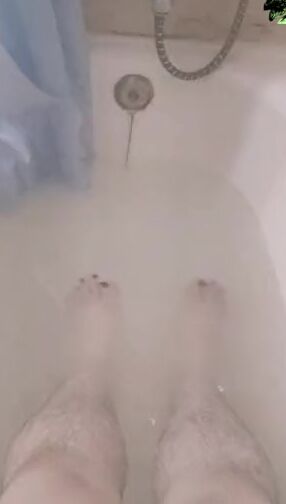 Having Fun With My Toes Inside The Water