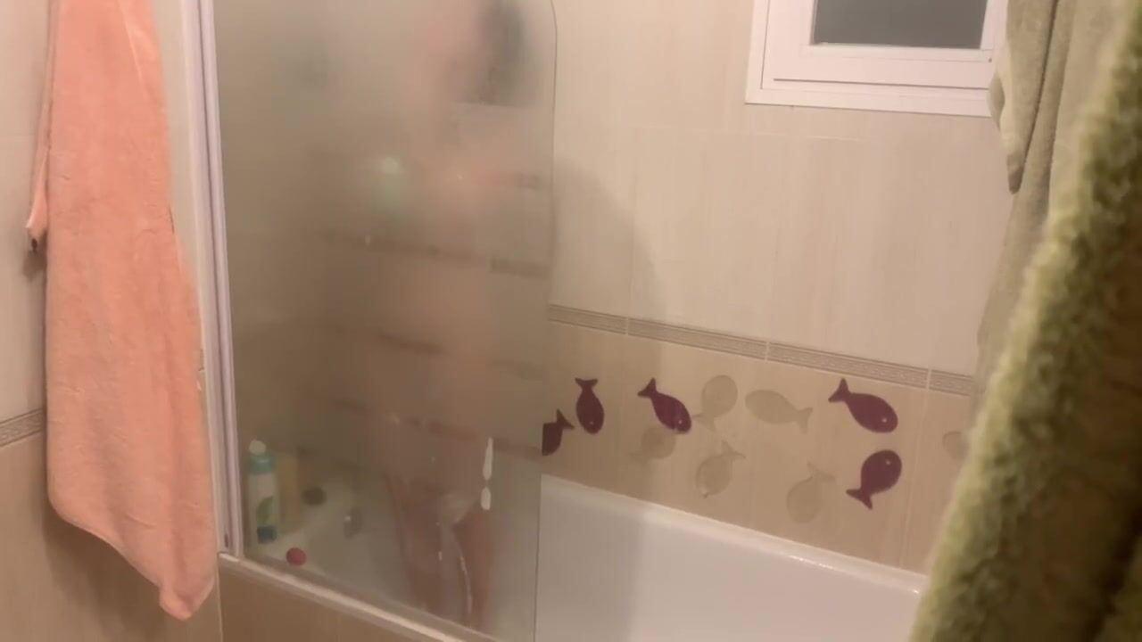 CONCEALED CAMERA sluts is Surprised into the Shower